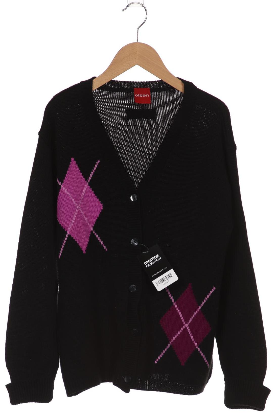 

Olsen Damen Strickjacke, schwarz, Gr. 40