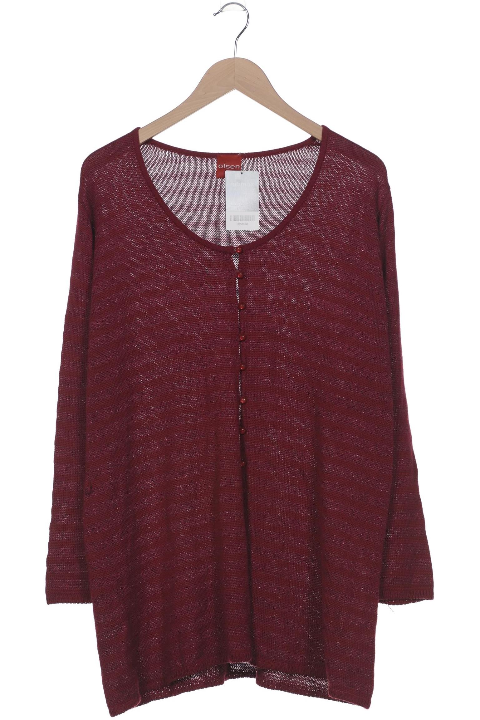 

Olsen Damen Strickjacke, bordeaux, Gr. 46