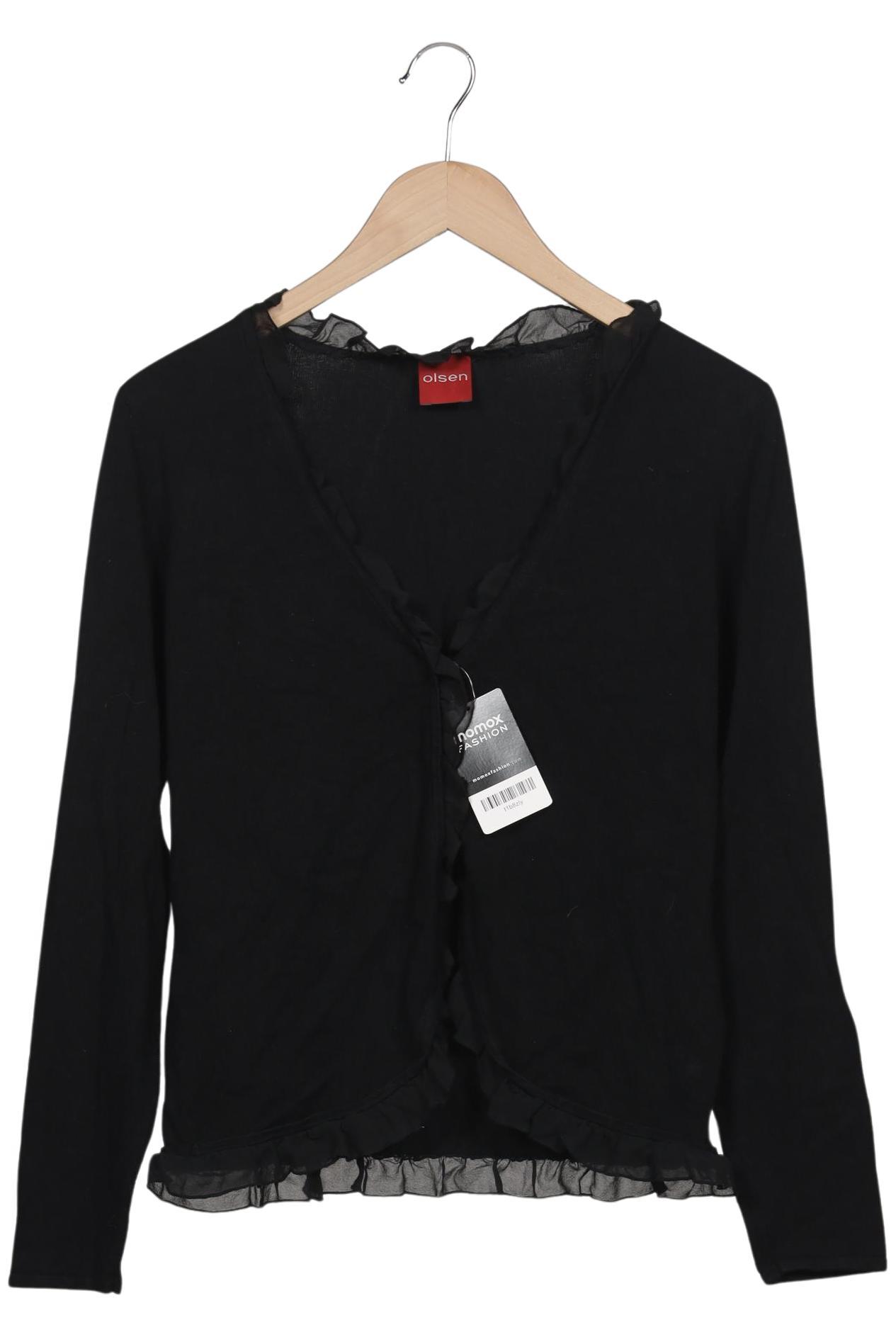 

Olsen Damen Strickjacke, schwarz, Gr. 38