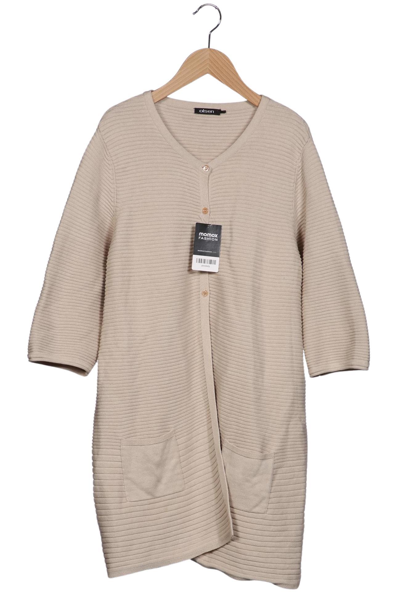 

Olsen Damen Strickjacke, beige, Gr. 44