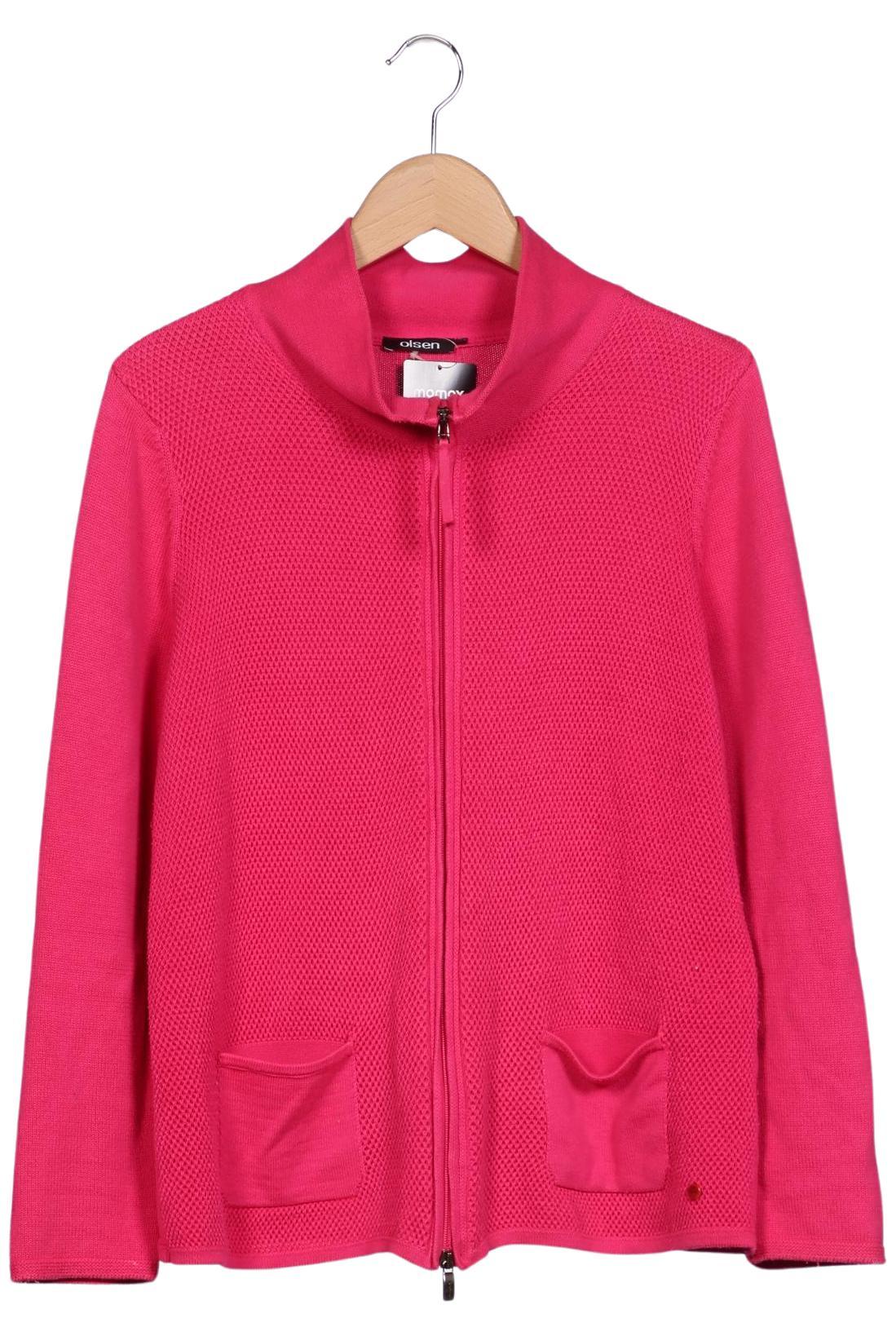 

Olsen Damen Strickjacke, pink, Gr. 42