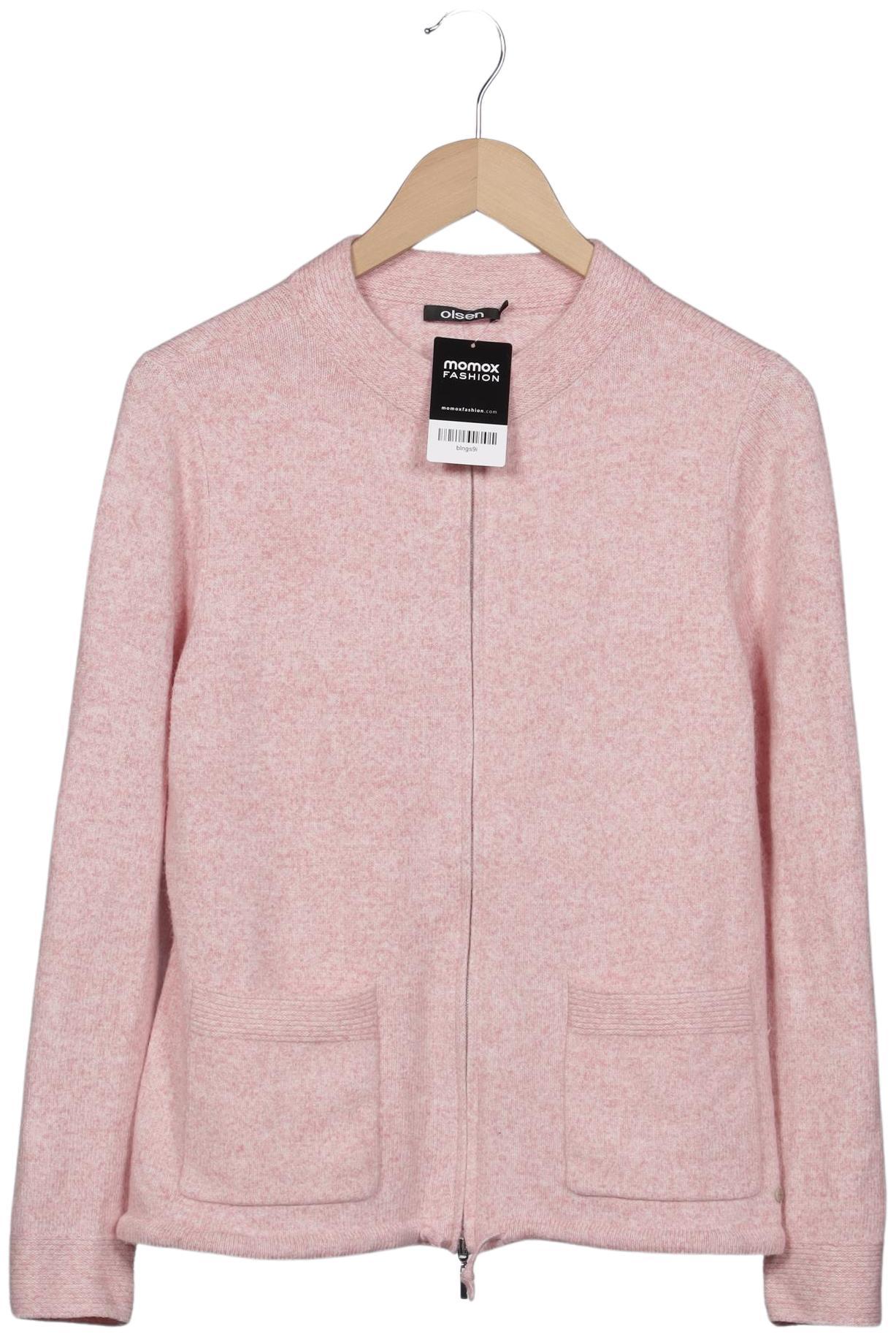 

Olsen Damen Strickjacke, pink, Gr. 36