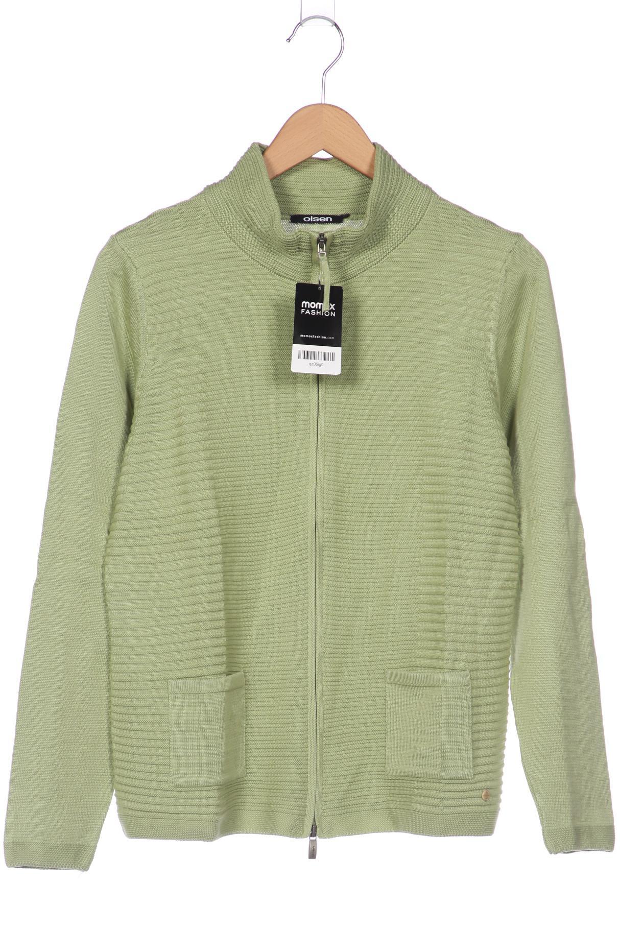 

Olsen Damen Strickjacke, hellgrün, Gr. 38