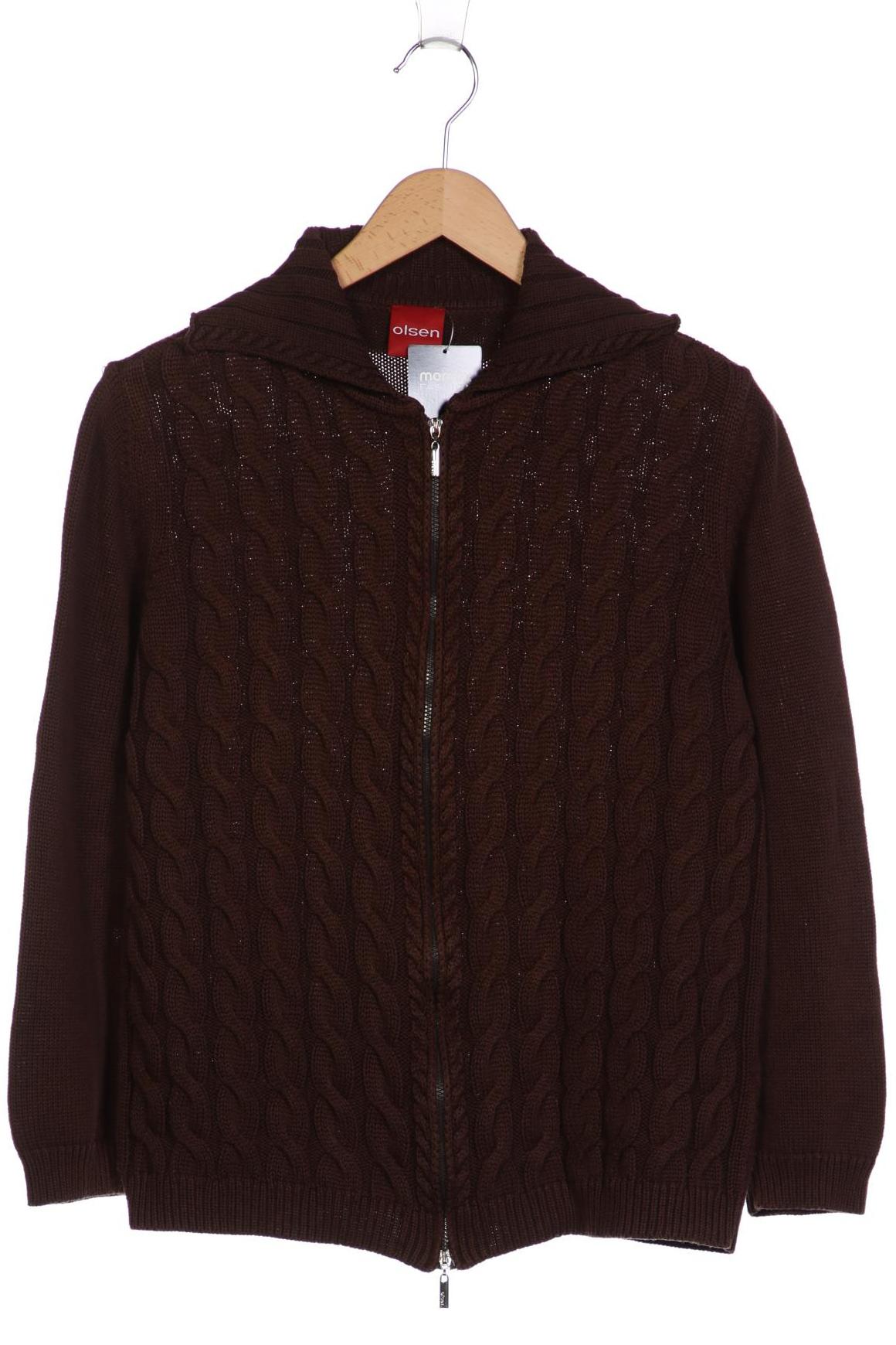 

Olsen Damen Strickjacke, braun, Gr. 44