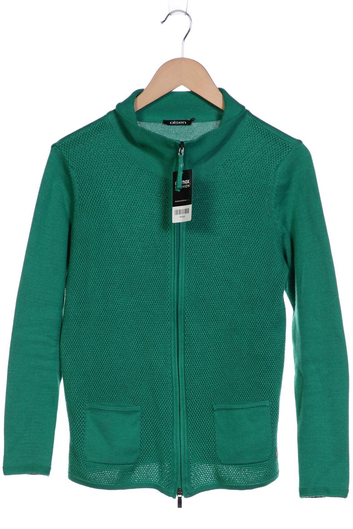 

Olsen Damen Strickjacke, grün, Gr. 44