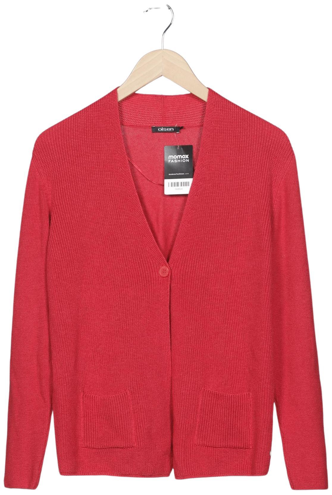 

Olsen Damen Strickjacke, rot, Gr. 42