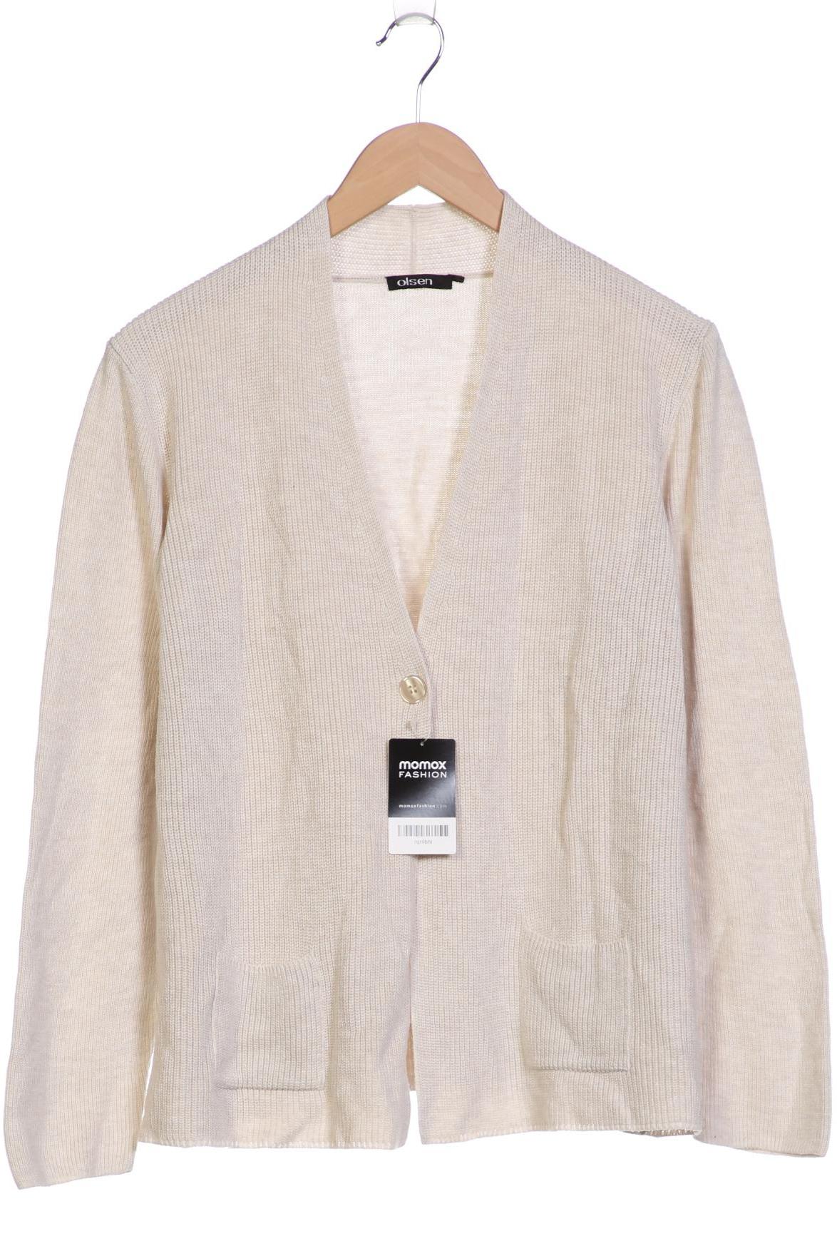 

Olsen Damen Strickjacke, beige, Gr. 44