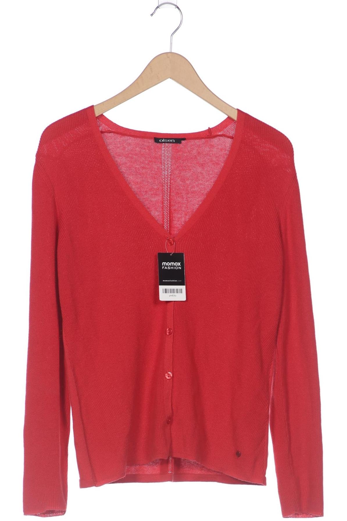 

Olsen Damen Strickjacke, rot, Gr. 38