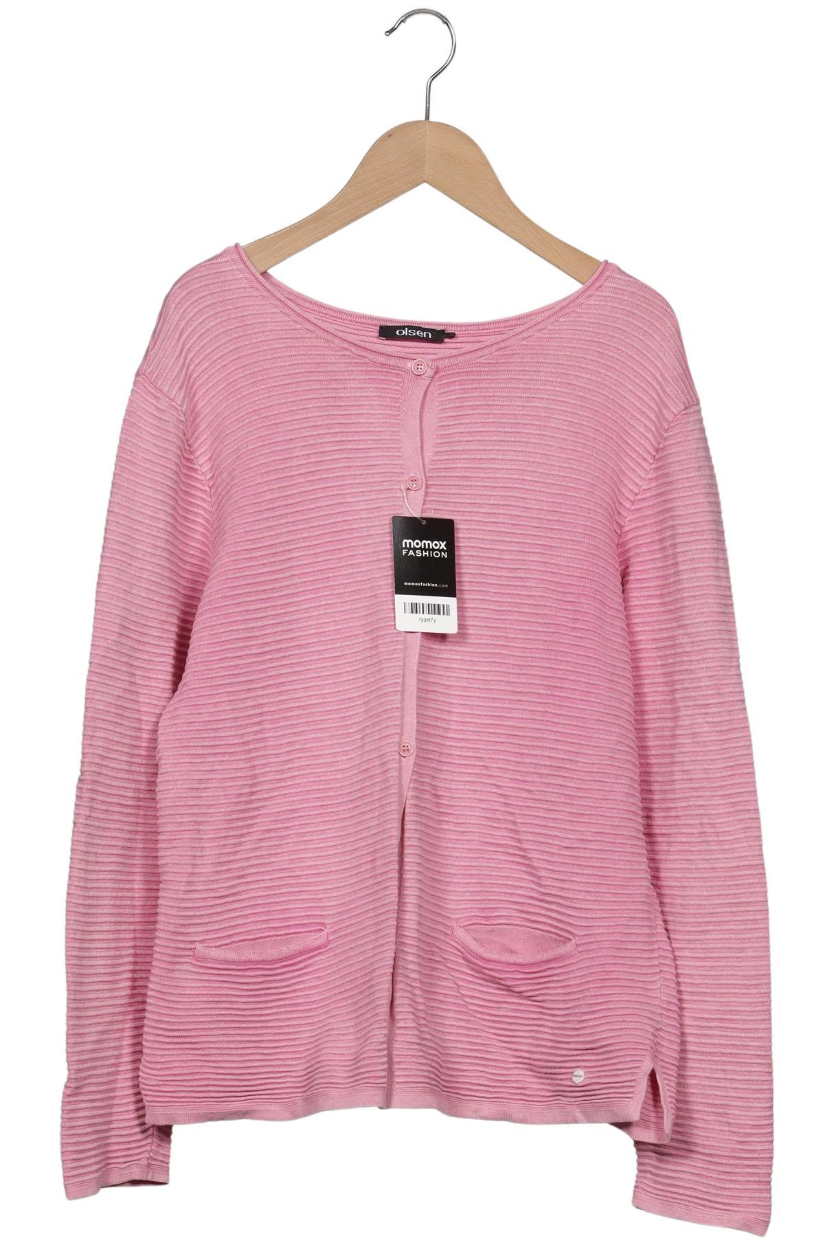 

Olsen Damen Strickjacke, pink, Gr. 44
