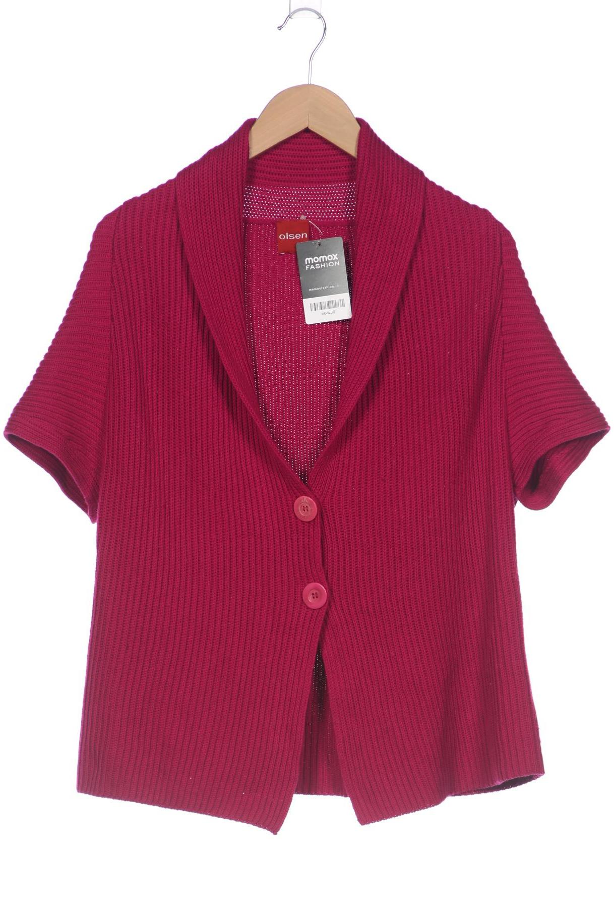 

Olsen Damen Strickjacke, pink, Gr. 44