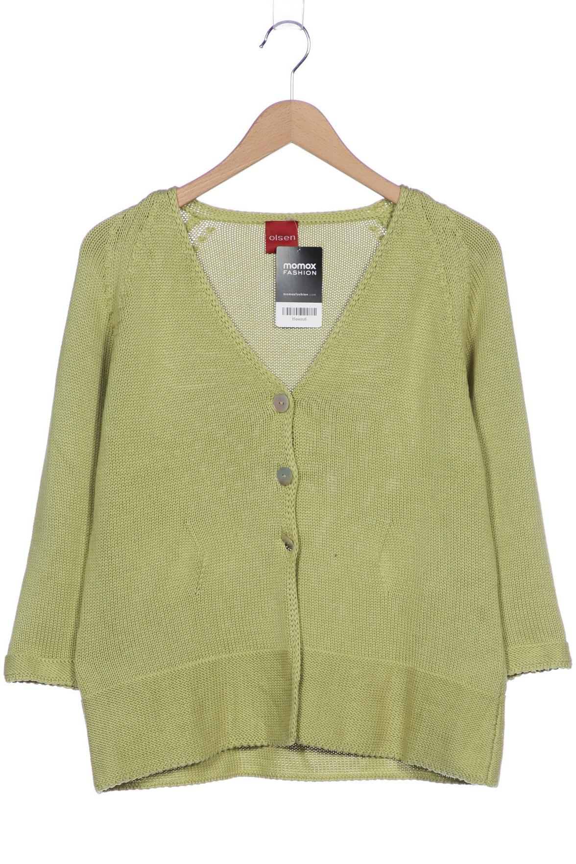 

Olsen Damen Strickjacke, hellgrün, Gr. 44
