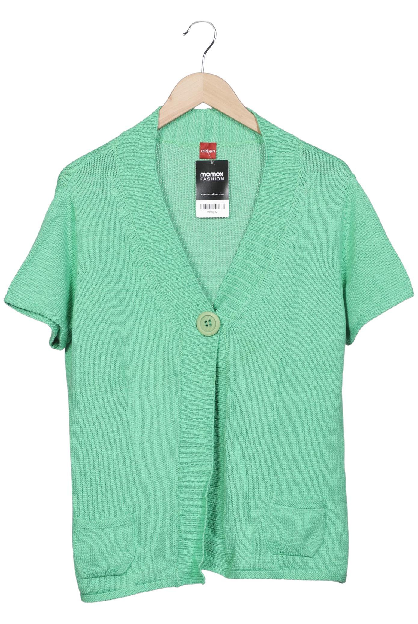 

Olsen Damen Strickjacke, hellgrün, Gr. 44