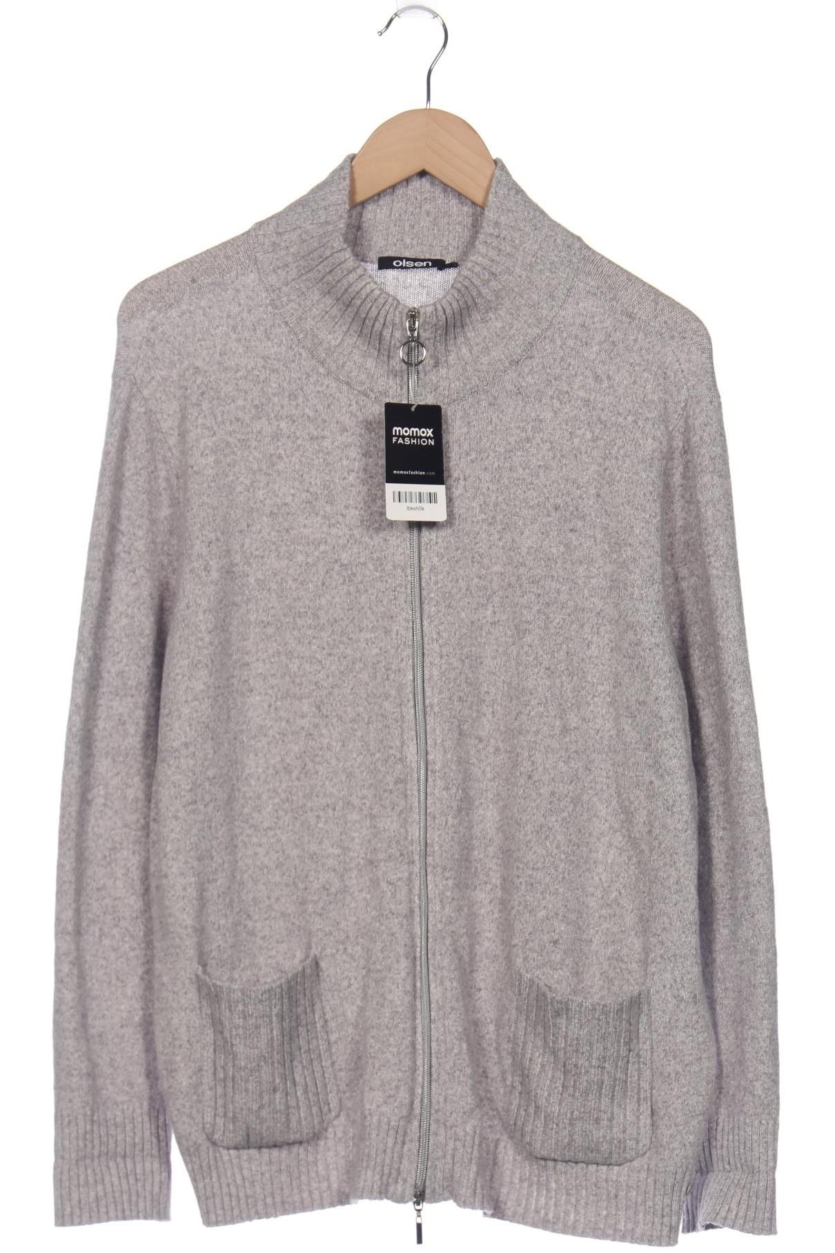 

Olsen Damen Strickjacke, grau, Gr. 48