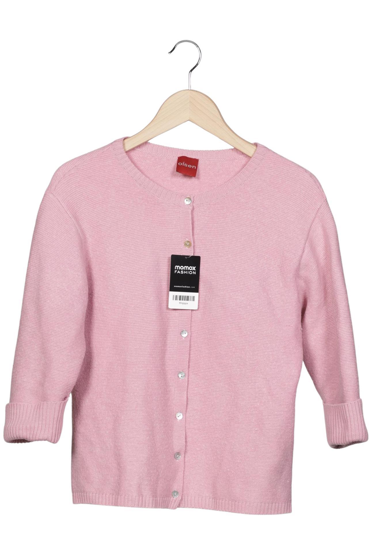 

Olsen Damen Strickjacke, pink, Gr. 44
