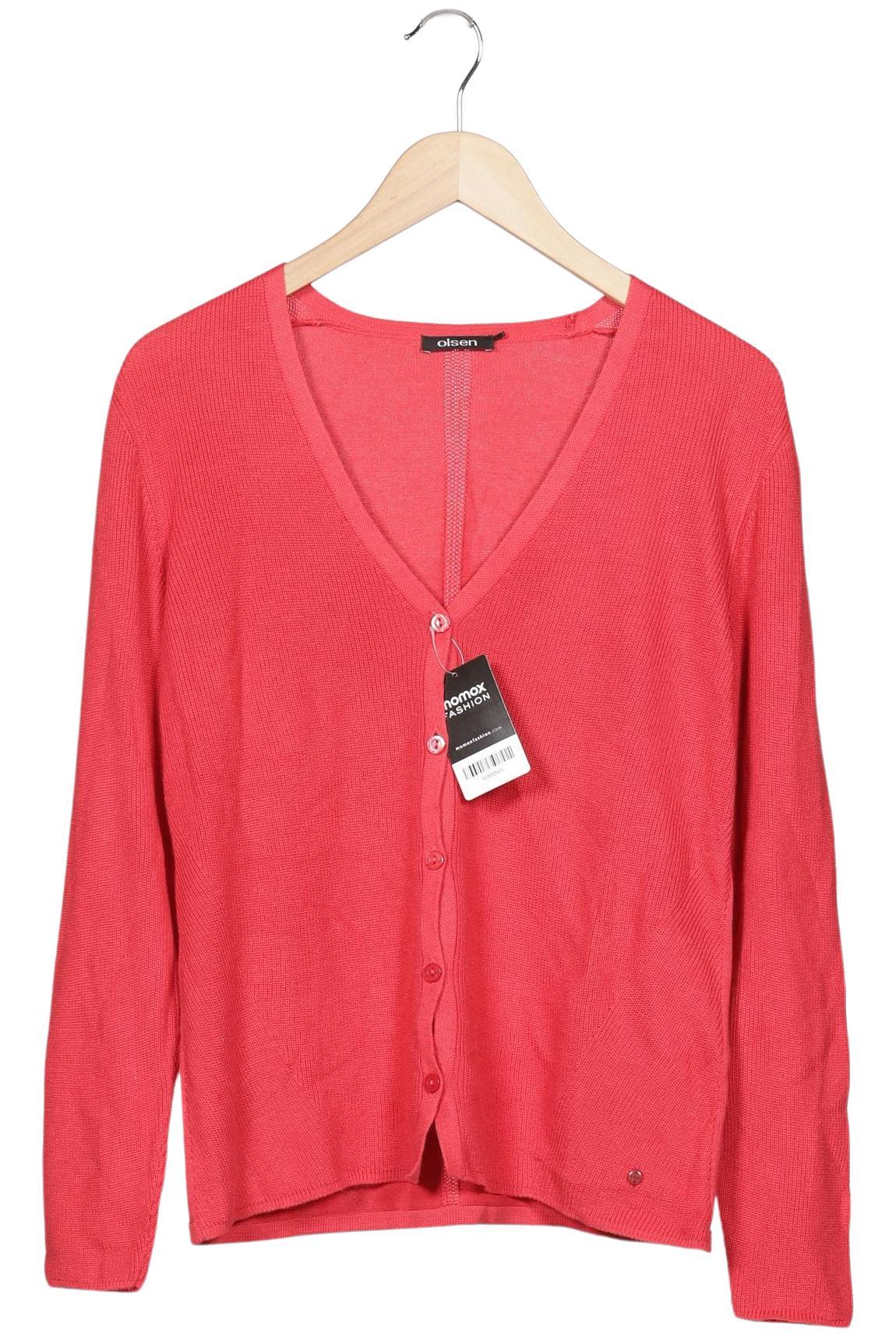 

Olsen Damen Strickjacke, pink, Gr. 38