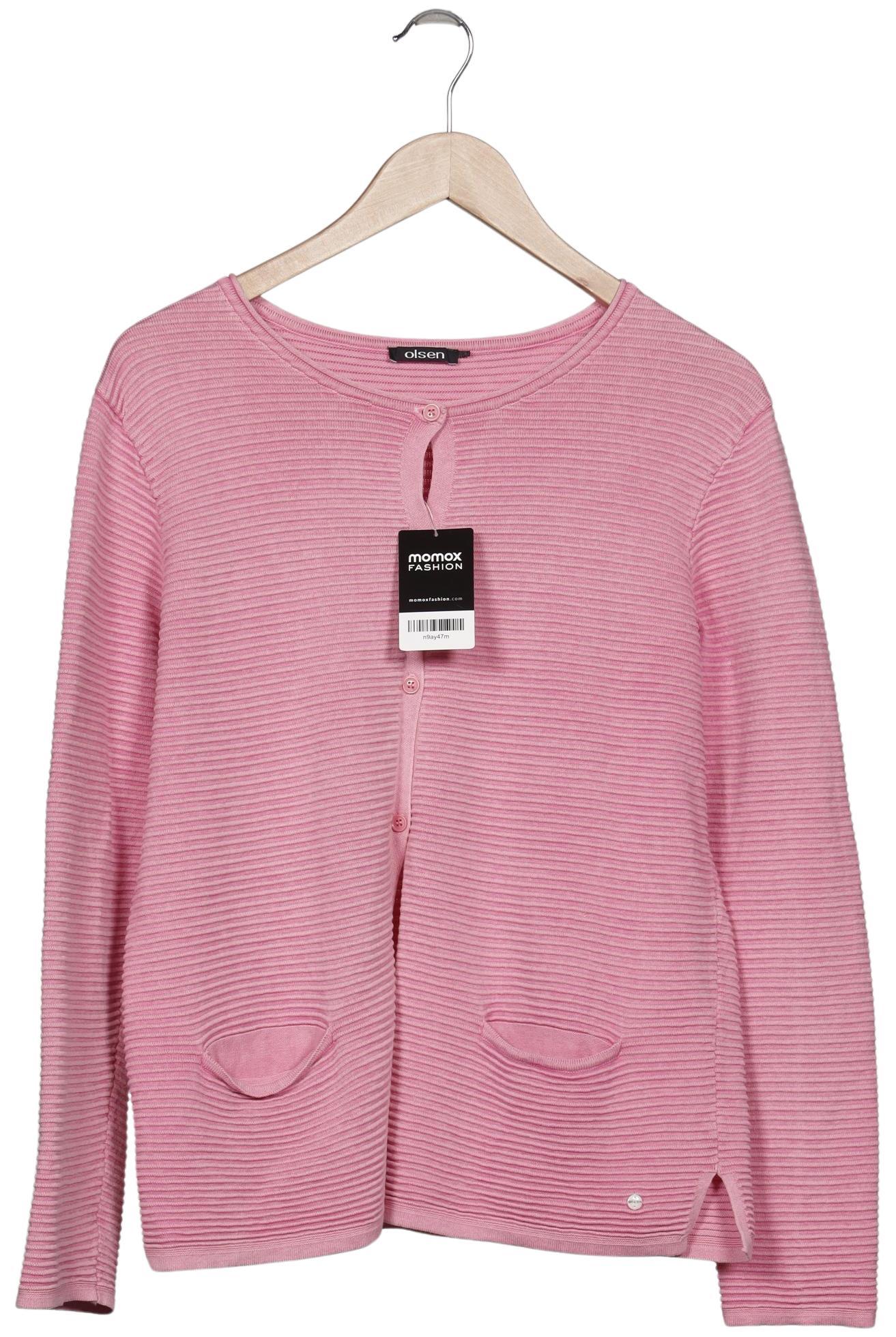 

Olsen Damen Strickjacke, pink, Gr. 42