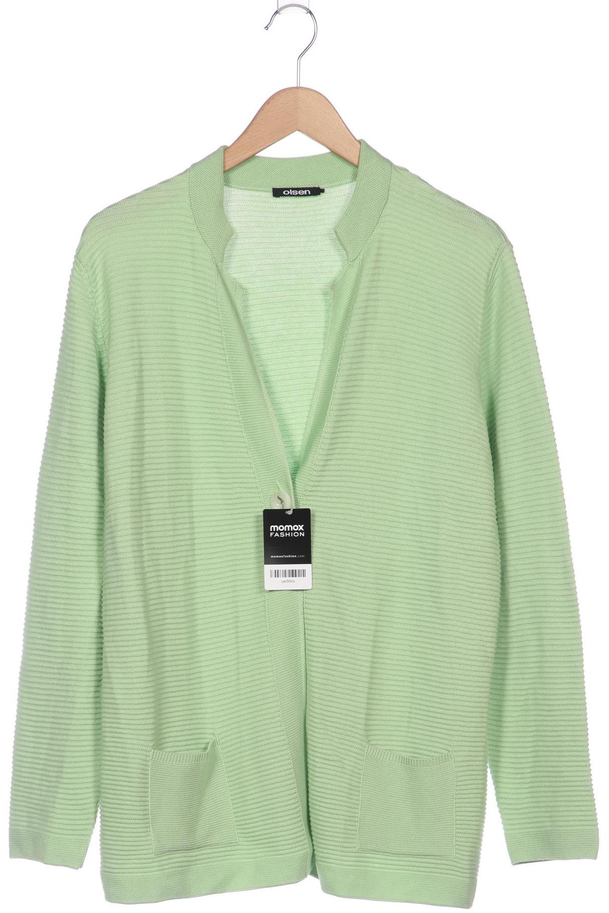 

Olsen Damen Strickjacke, hellgrün, Gr. 46