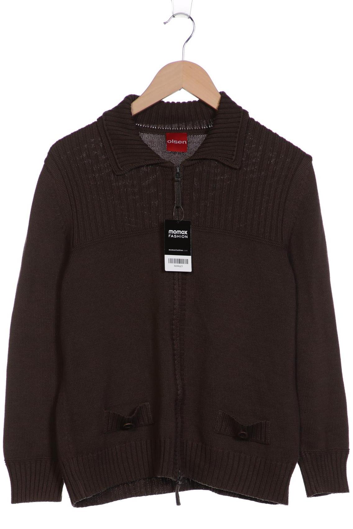 

Olsen Damen Strickjacke, grün, Gr. 42