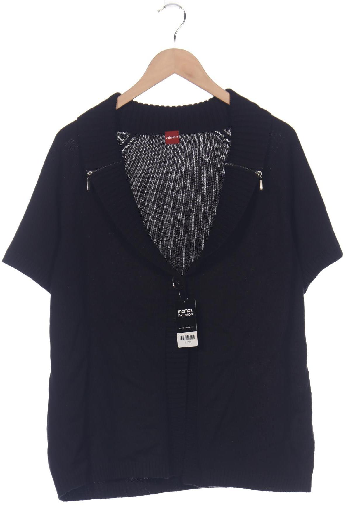 

Olsen Damen Strickjacke, schwarz, Gr. 48