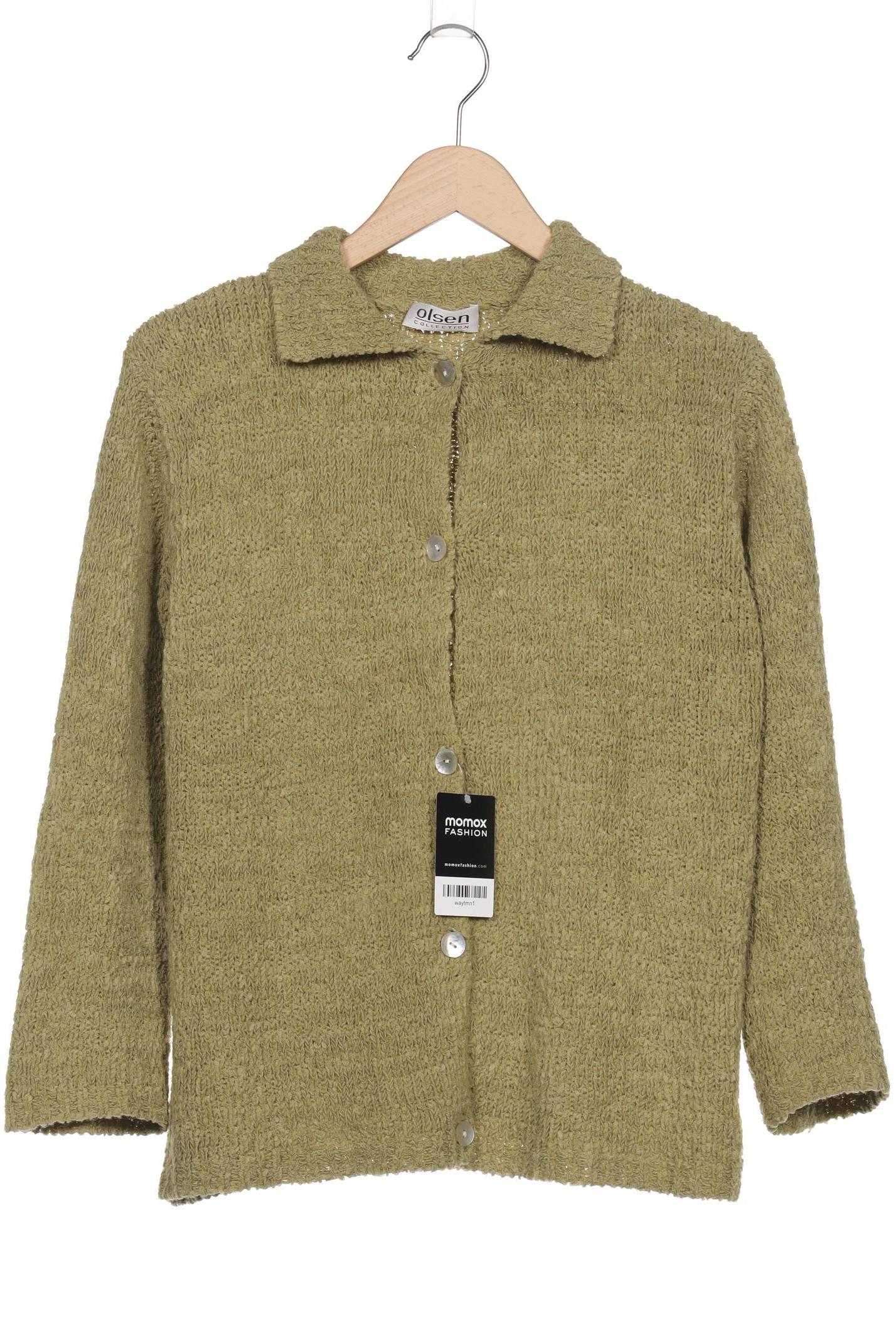 

Olsen Damen Strickjacke, grün, Gr. 40