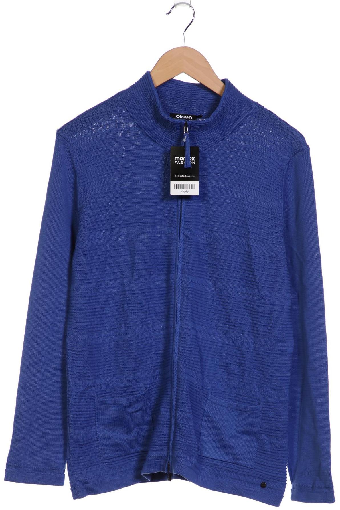 

Olsen Damen Strickjacke, blau, Gr. 42