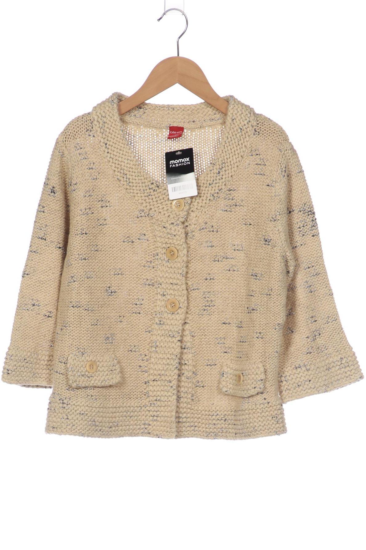 

Olsen Damen Strickjacke, beige, Gr. 40