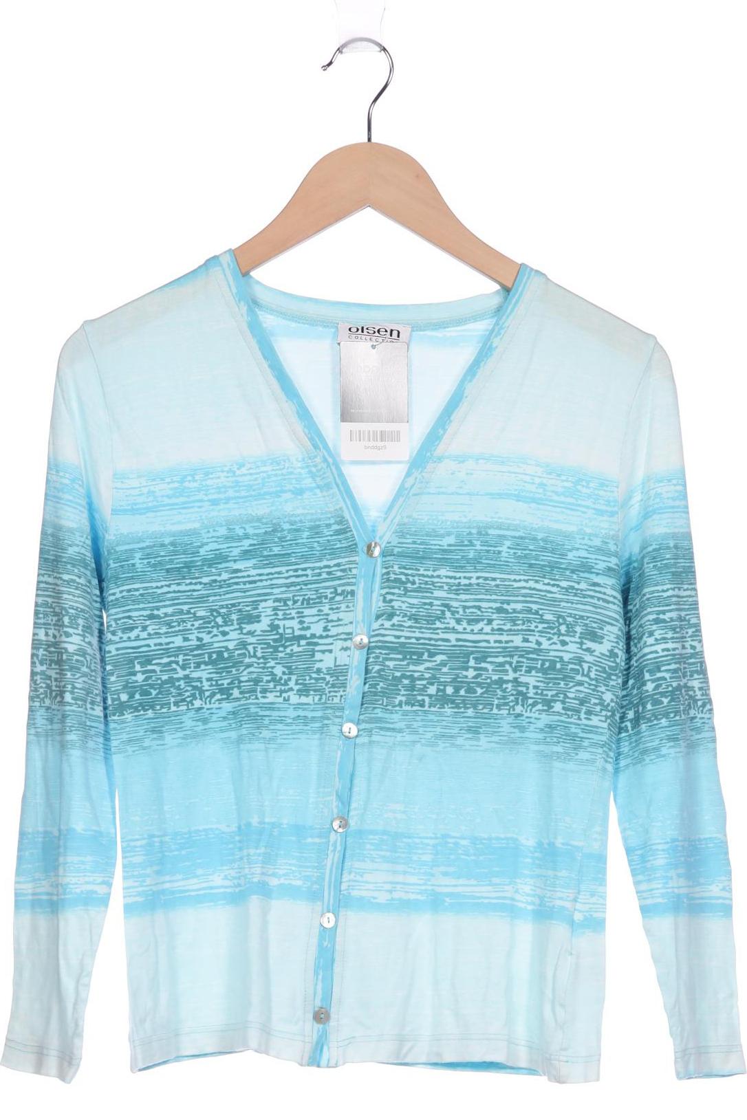 

Olsen Damen Strickjacke, blau, Gr. 38