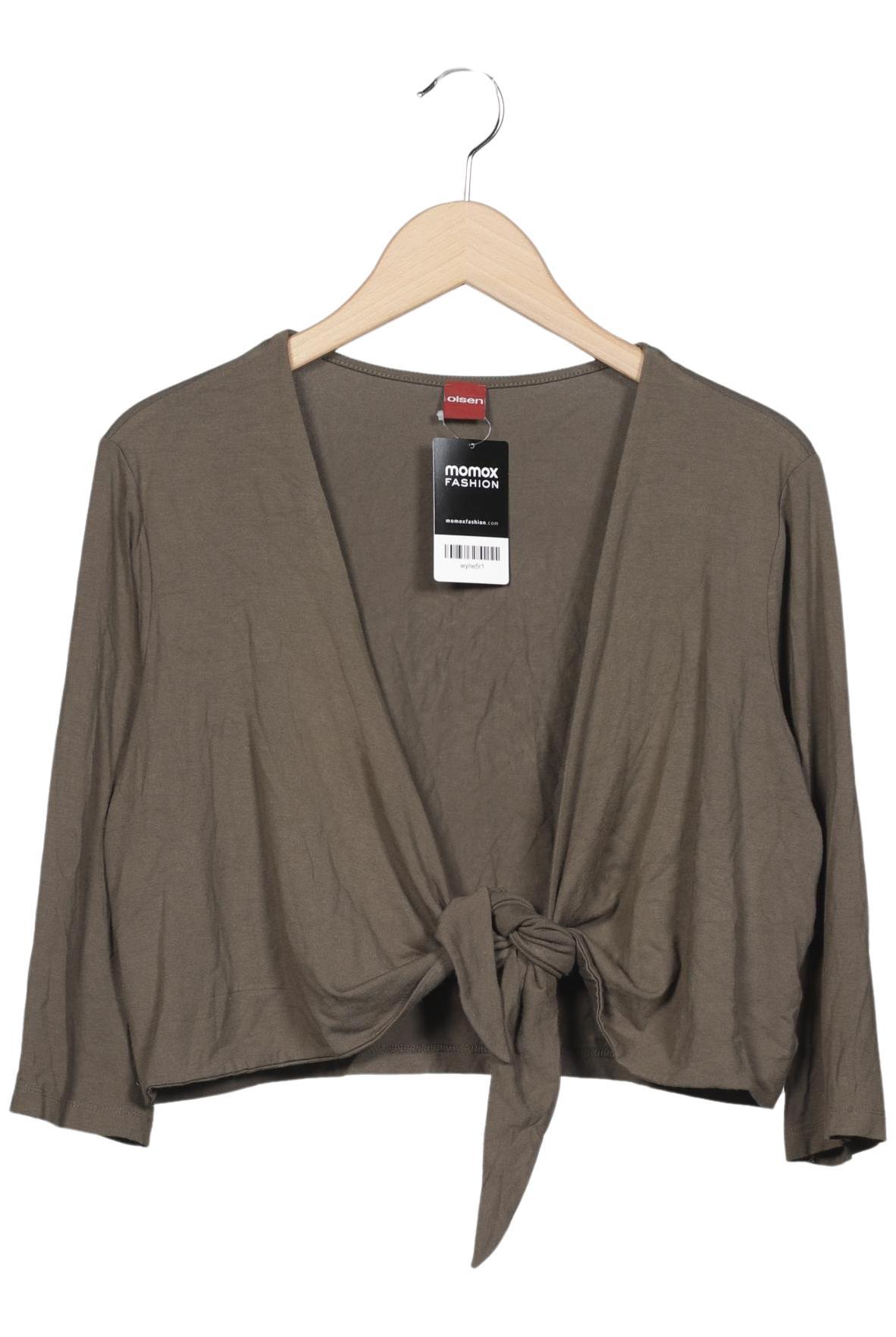 

Olsen Damen Strickjacke, grün, Gr. 38