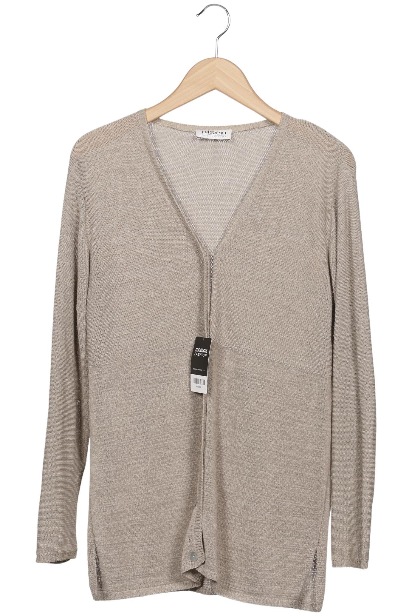 

Olsen Damen Strickjacke, beige, Gr. 38