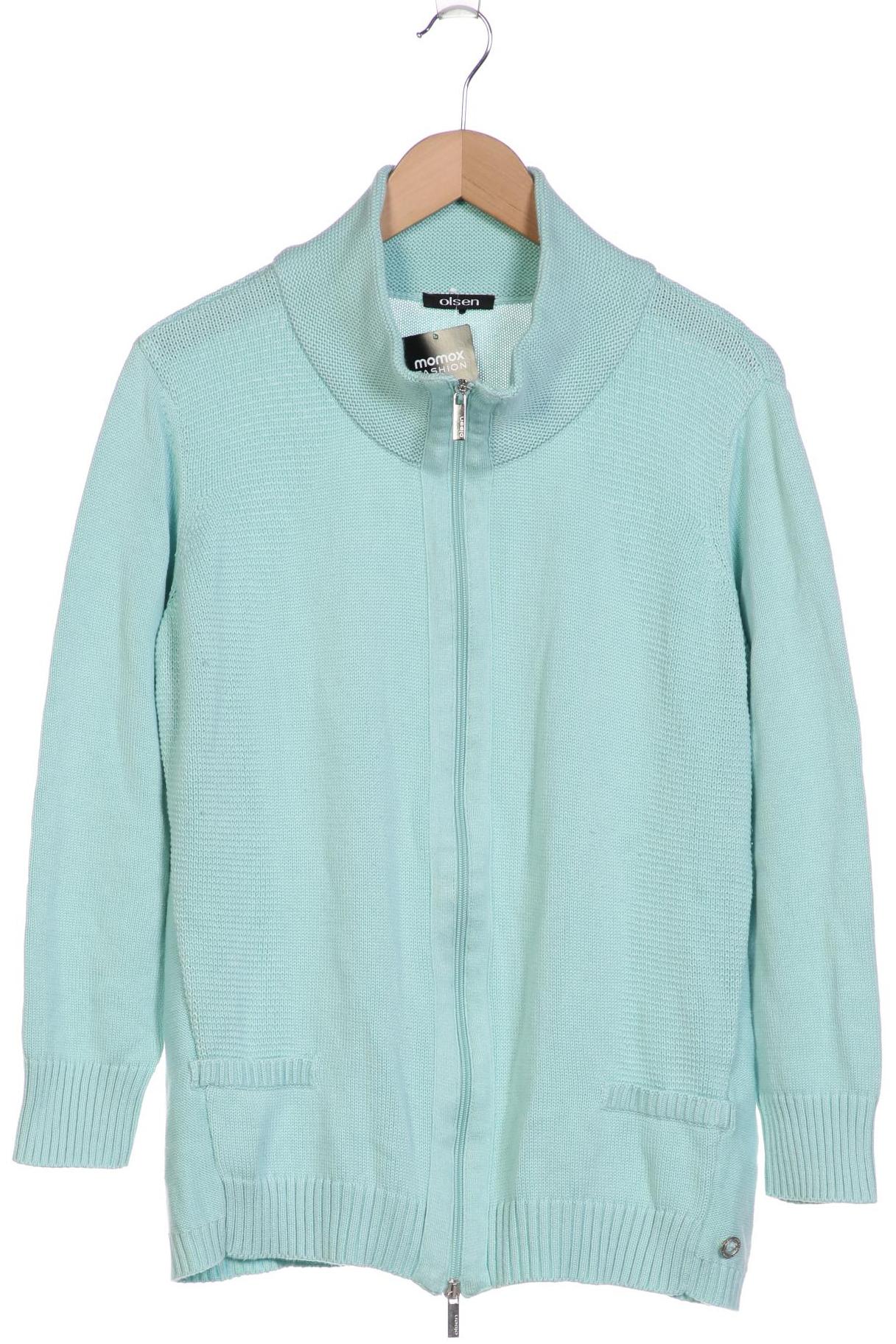 

Olsen Damen Strickjacke, türkis, Gr. 46