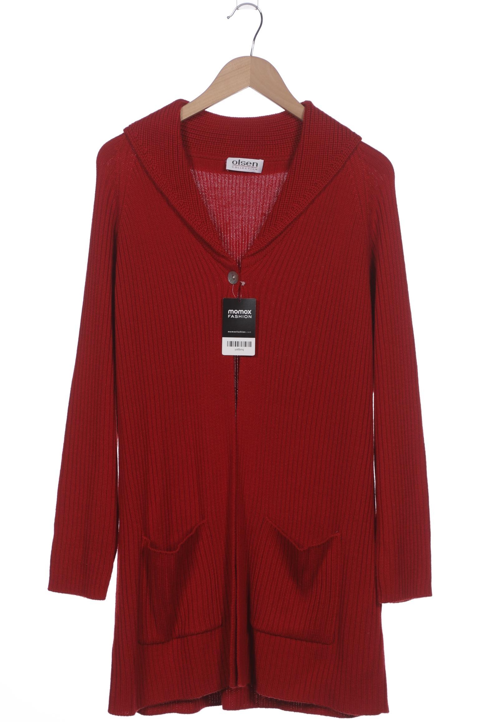 

Olsen Damen Strickjacke, rot, Gr. 44