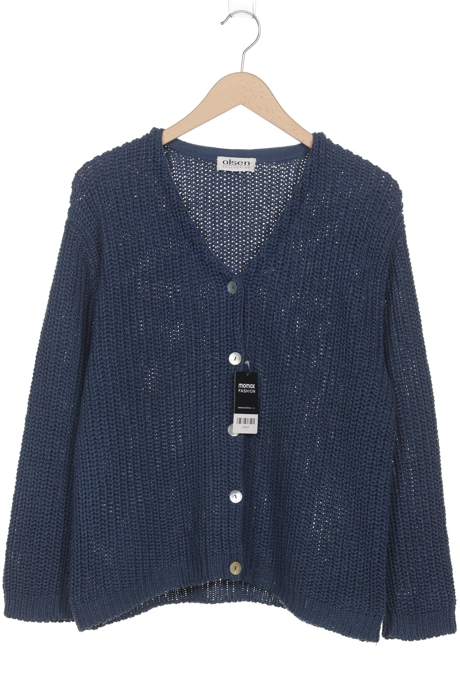 

Olsen Damen Strickjacke, blau, Gr. 42