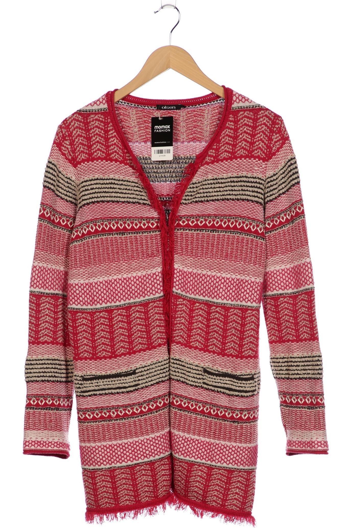 

Olsen Damen Strickjacke, pink, Gr. 42