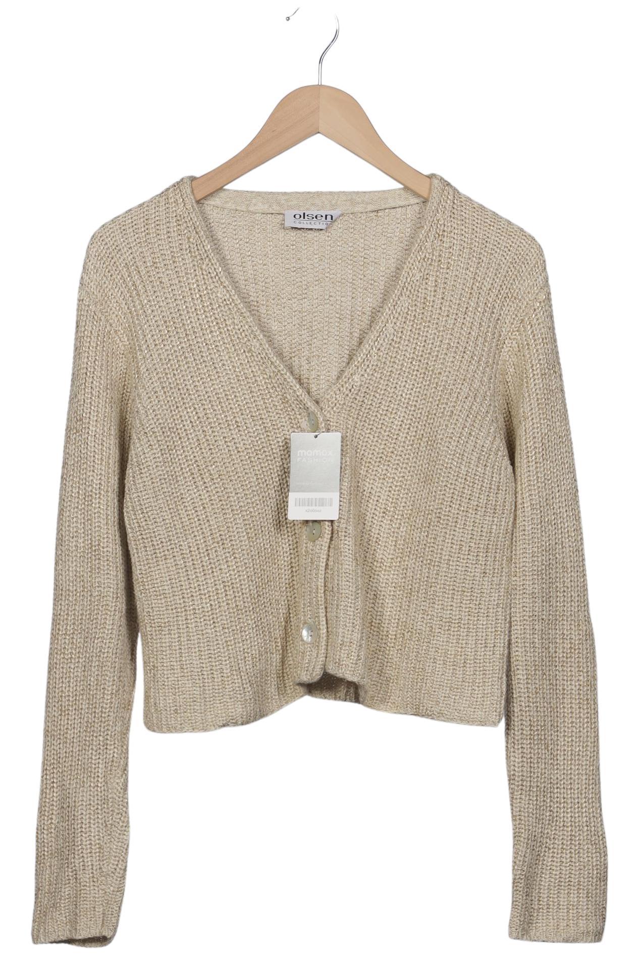 

Olsen Damen Strickjacke, beige, Gr. 38
