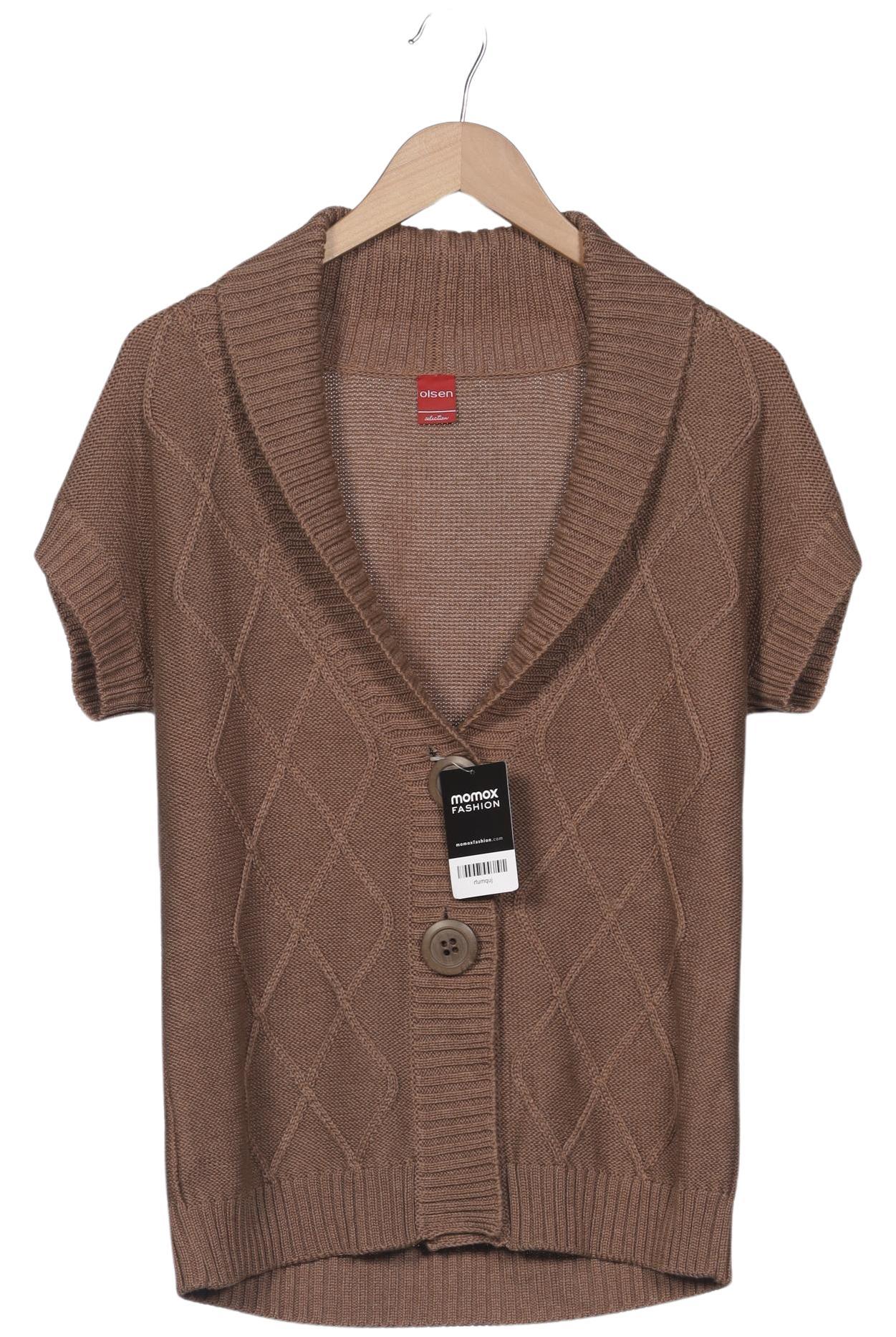 

Olsen Damen Strickjacke, braun, Gr. 38