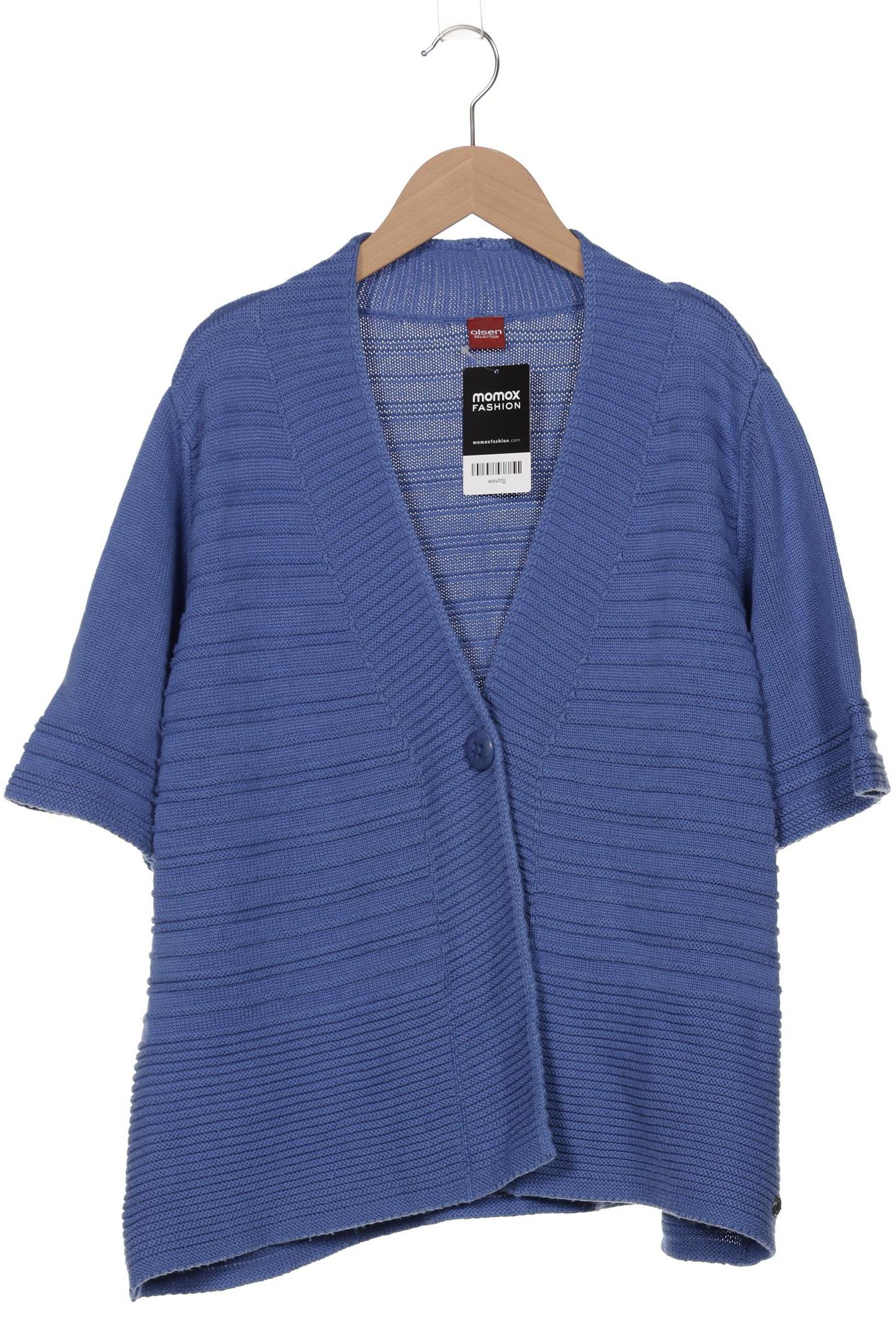 

Olsen Damen Strickjacke, blau, Gr. 48