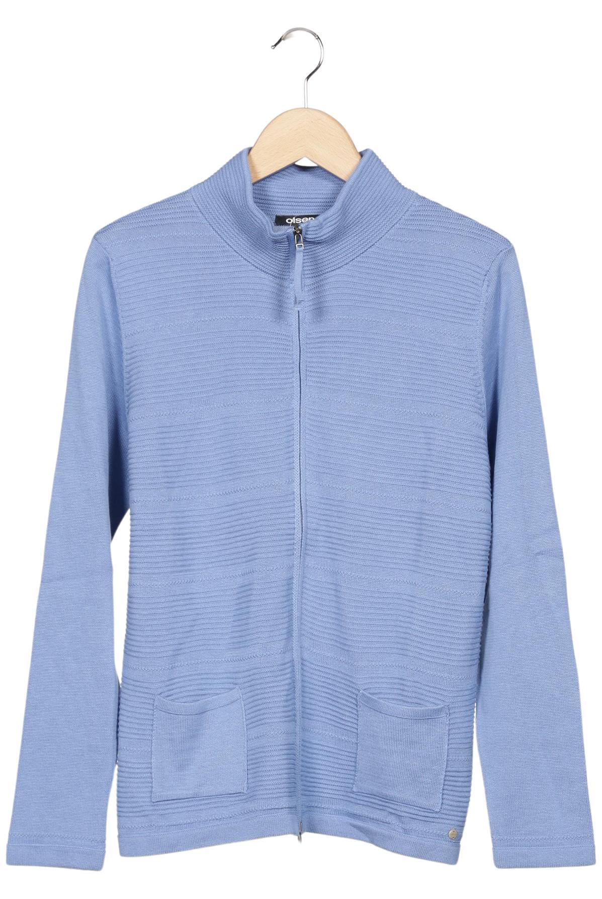 

Olsen Damen Strickjacke, hellblau, Gr. 38
