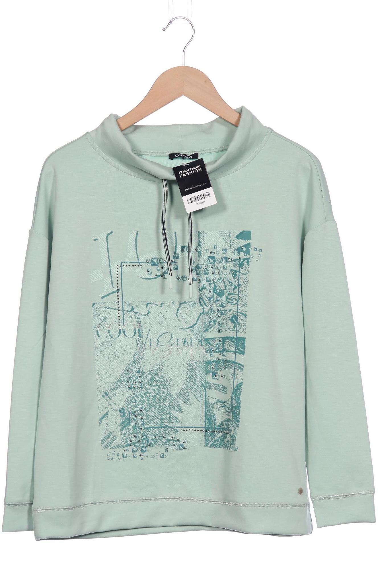 

Olsen Damen Sweatshirt, hellgrün, Gr. 42