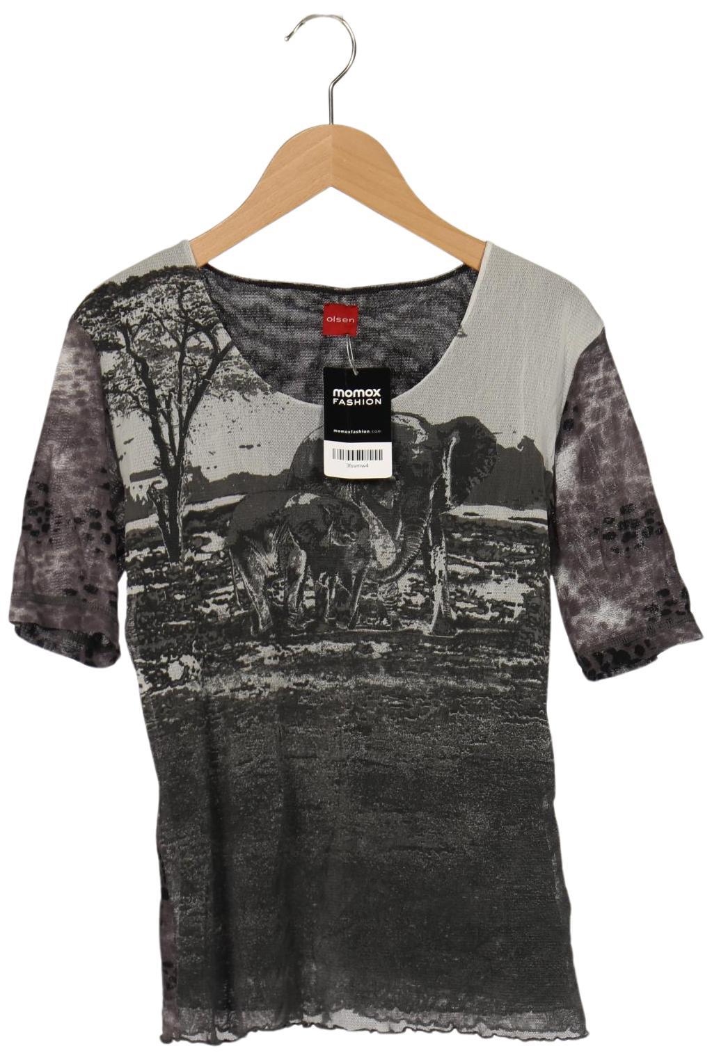 

Olsen Damen T-Shirt, grau, Gr. 42