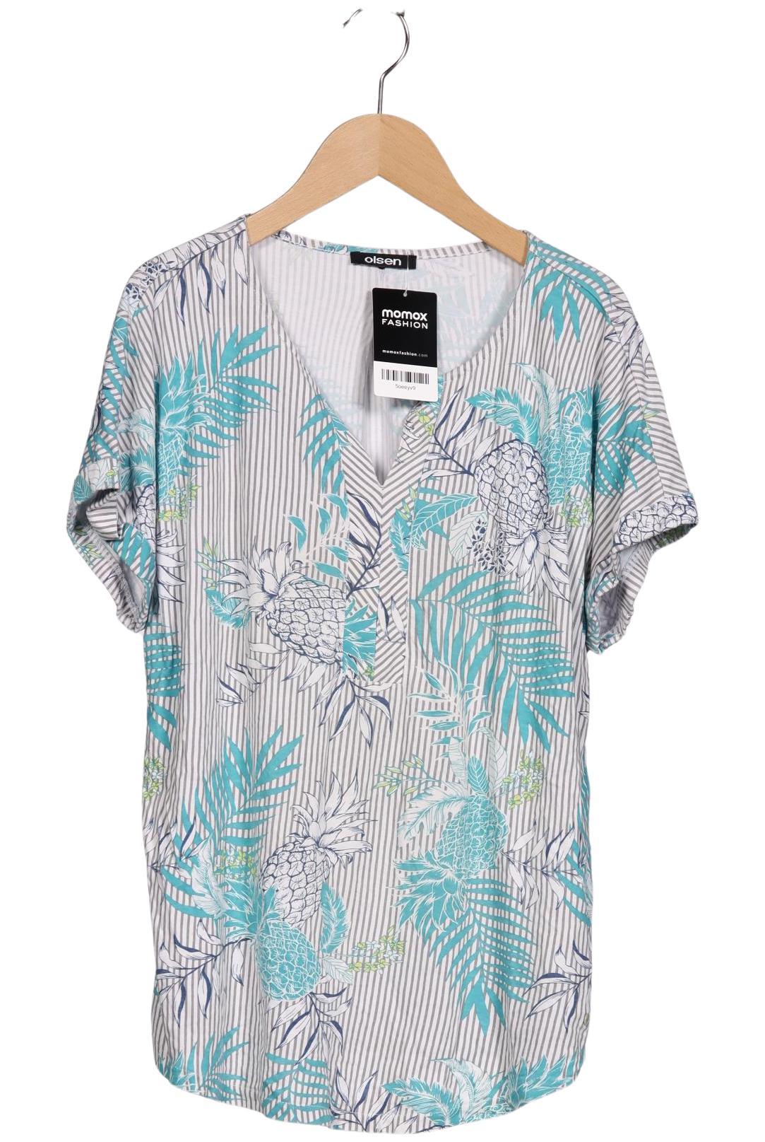 

Olsen Damen T-Shirt, grau, Gr. 40