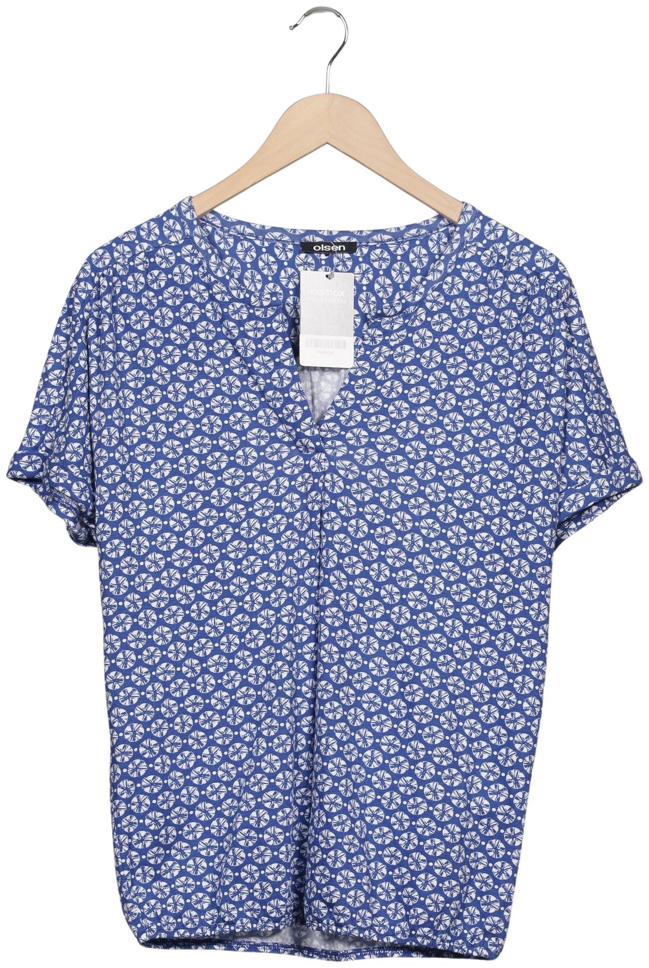 

Olsen Damen T-Shirt, blau, Gr. 40