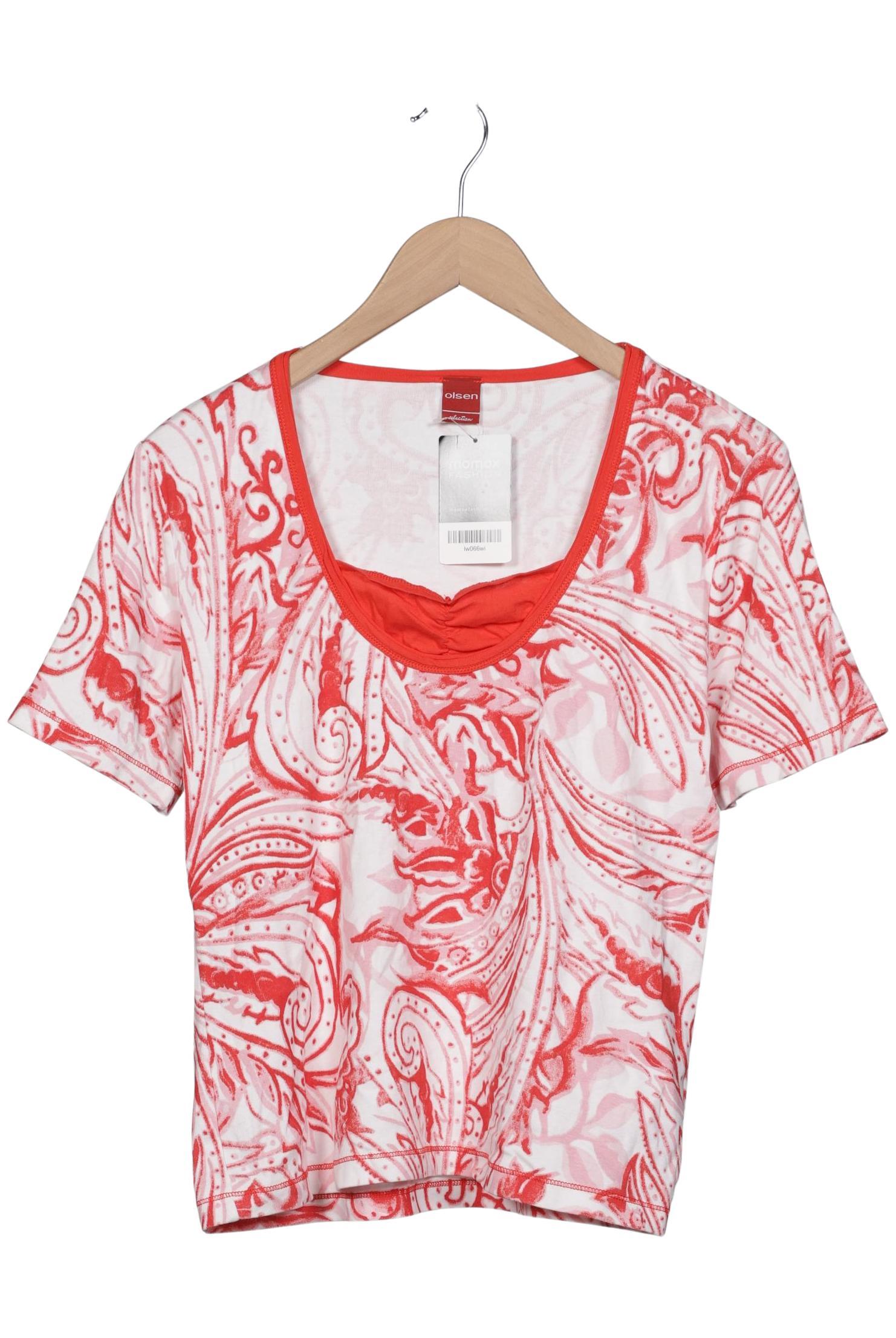 

Olsen Damen T-Shirt, rot, Gr. 42