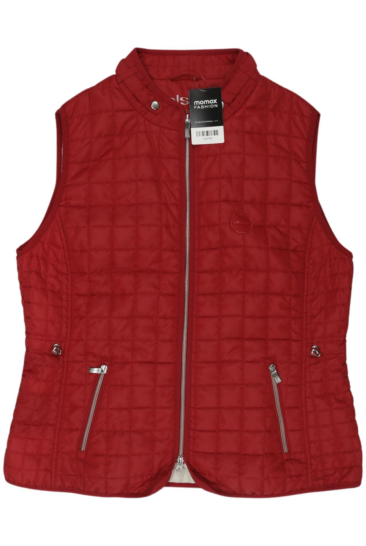 

Olsen Damen Weste, rot, Gr. 44