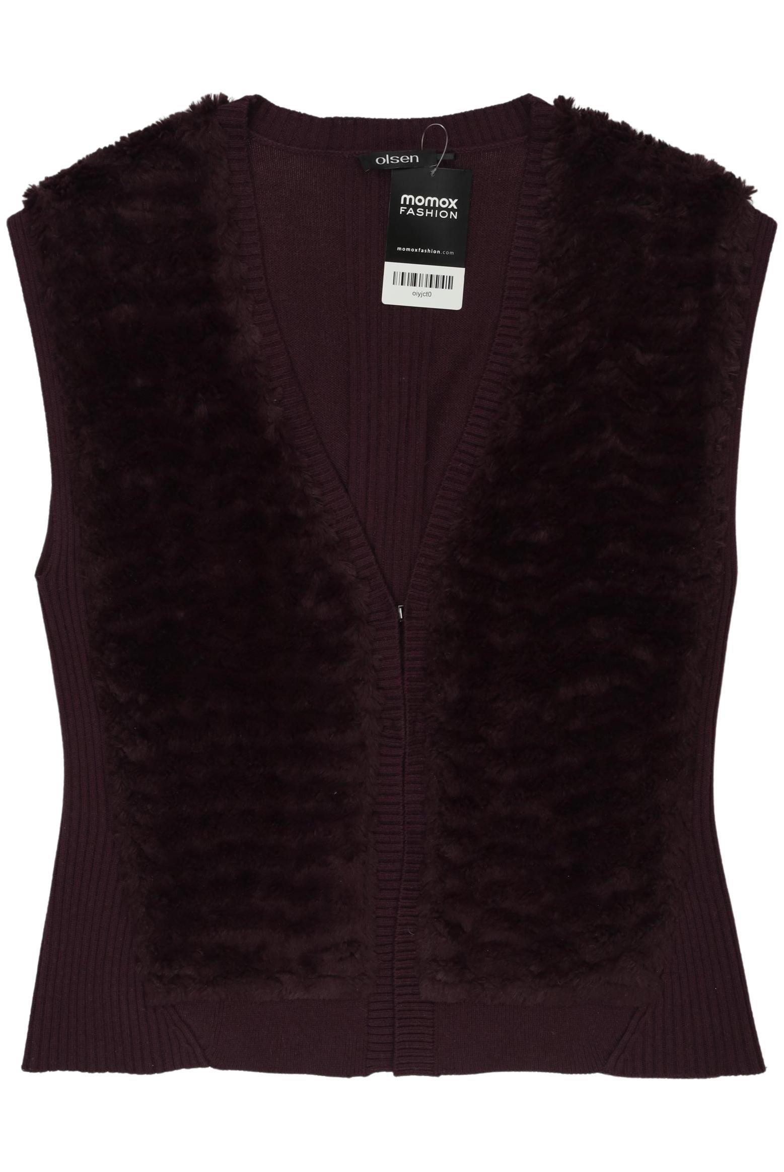 

Olsen Damen Weste, bordeaux, Gr. 40