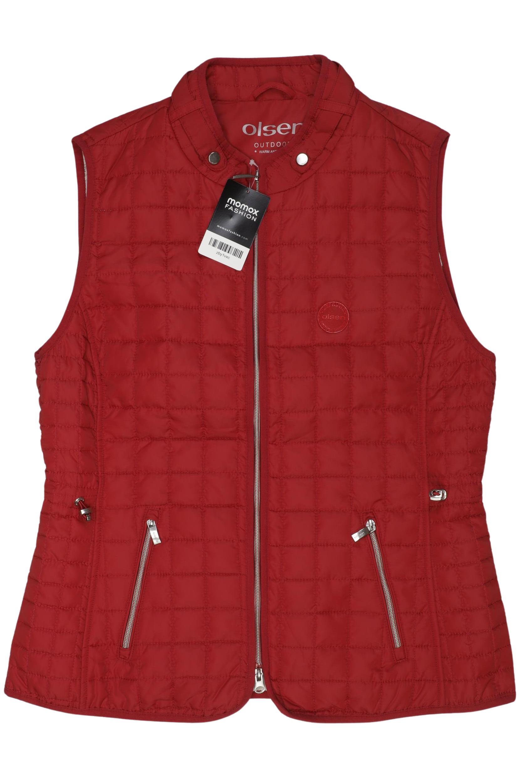 

Olsen Damen Weste, rot, Gr. 42