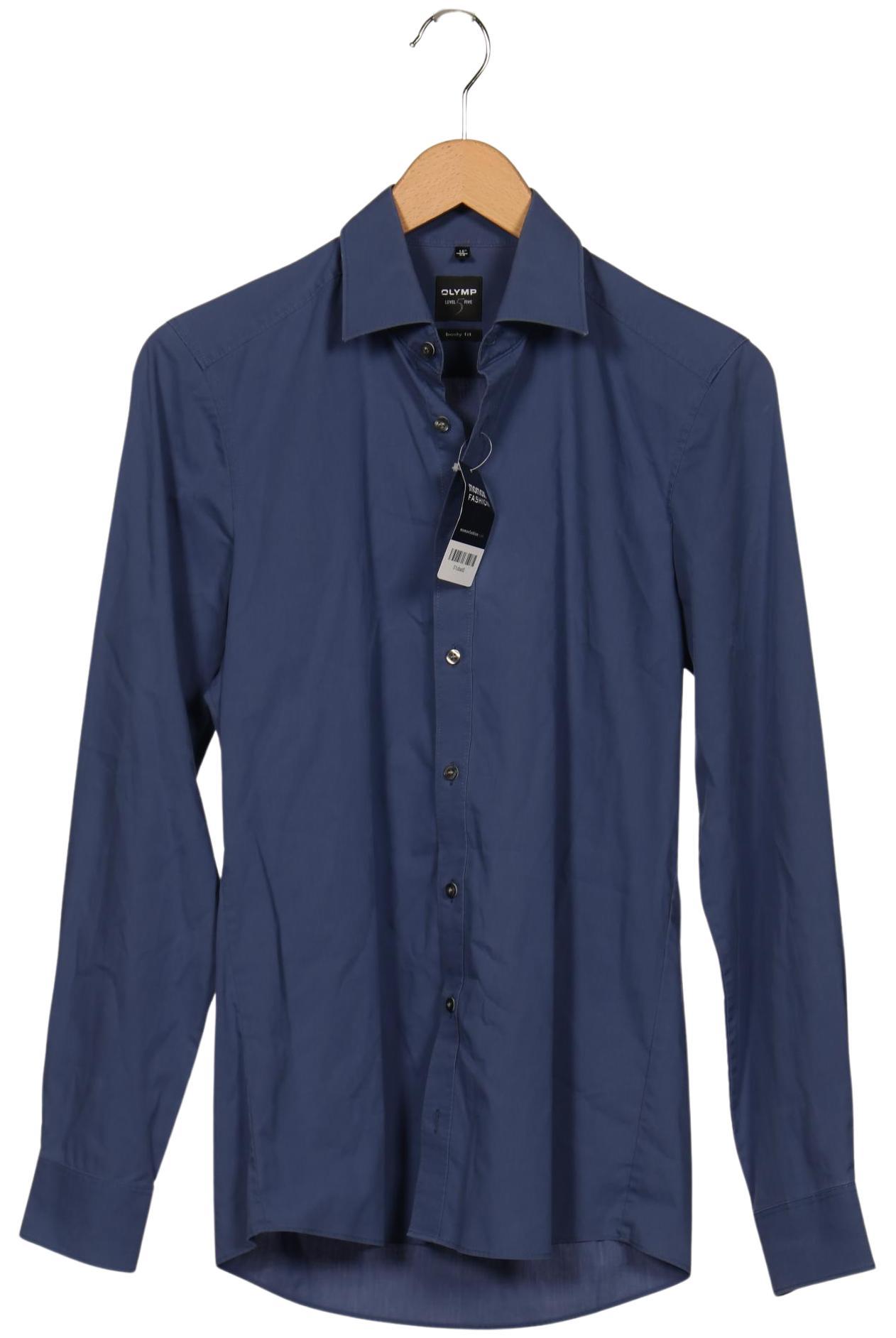 

Olymp Herren Hemd, marineblau, Gr. 46