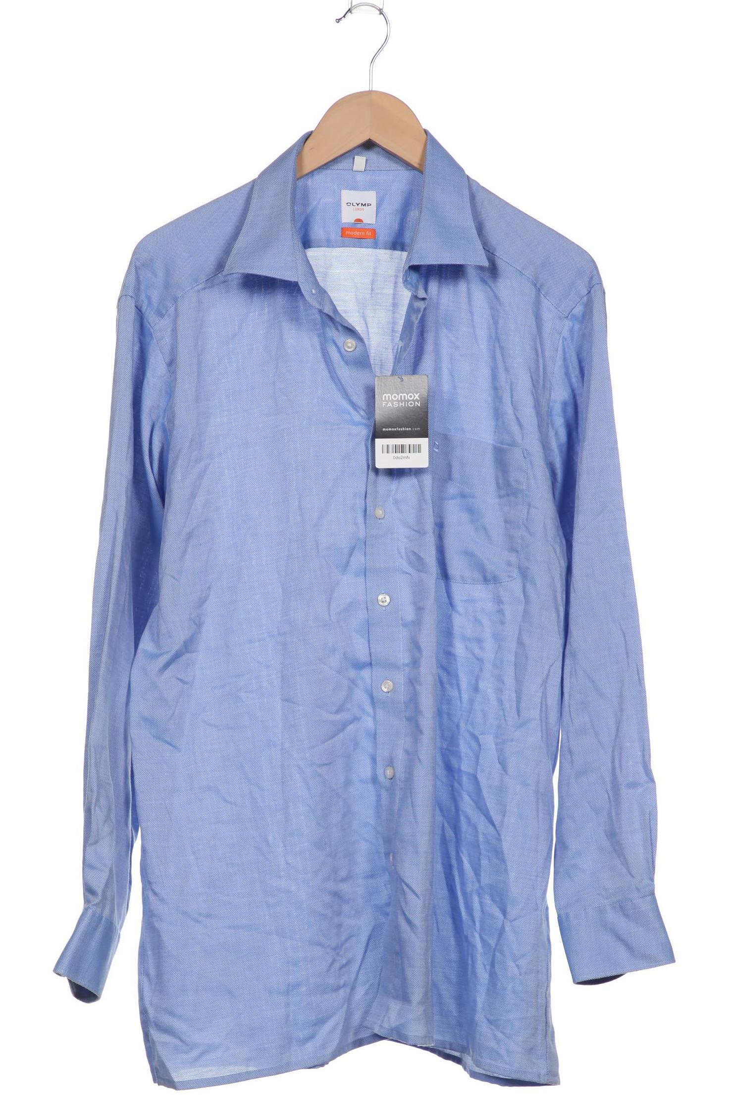

Olymp Herren Hemd, blau