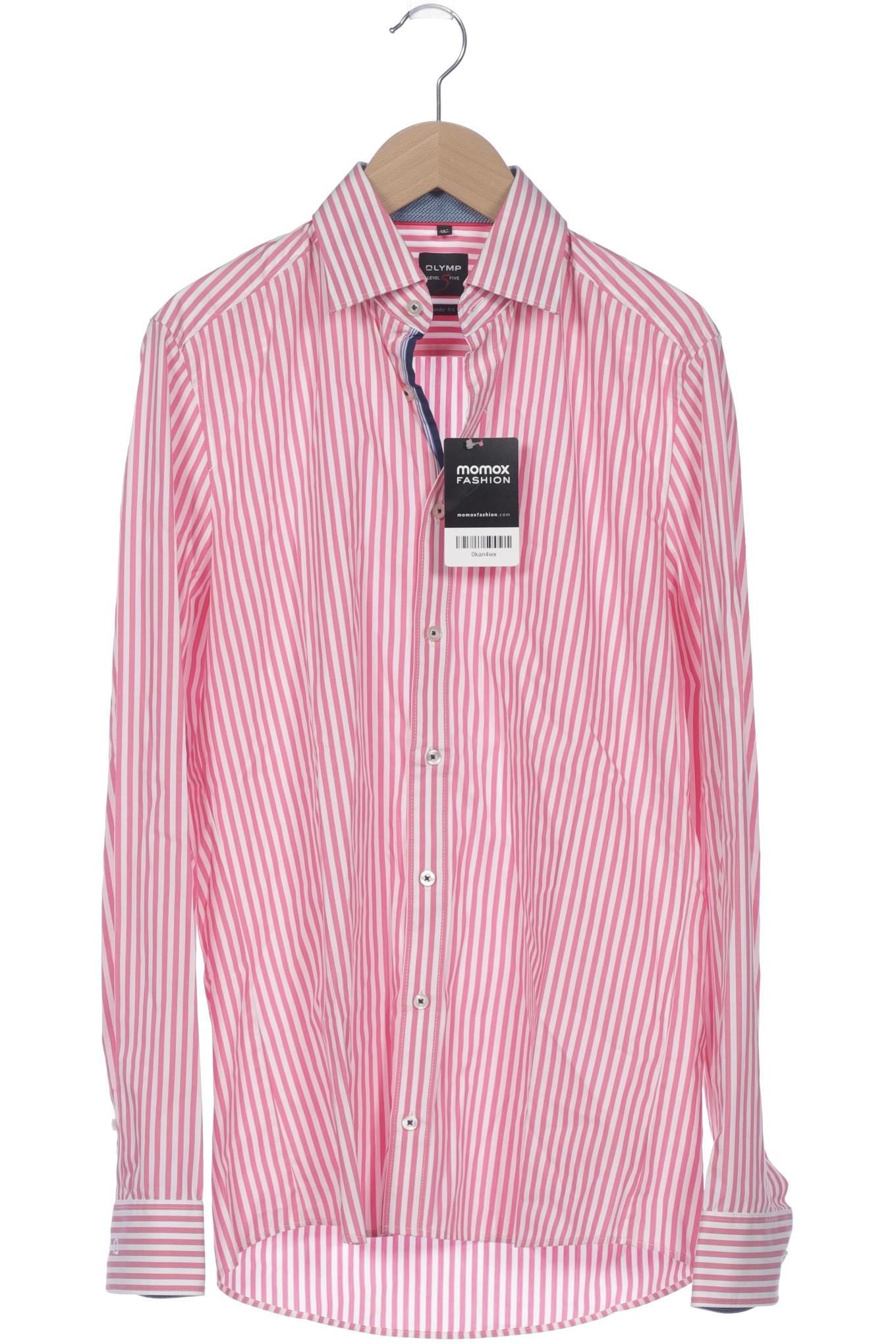 Thumbnail - Olymp Herren Hemd, pink, Gr. 46