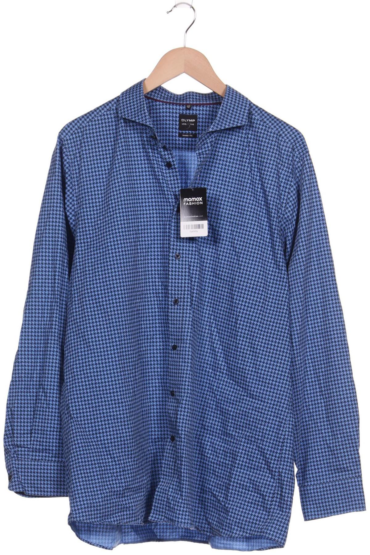 

Olymp Herren Hemd, blau