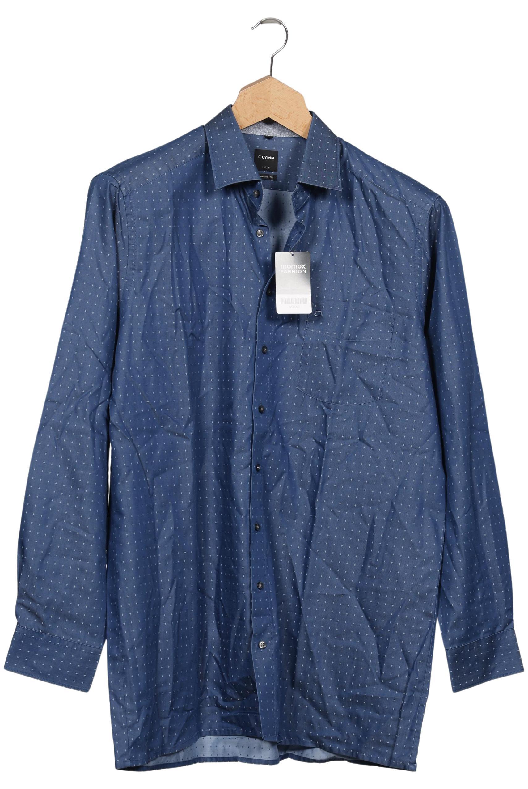 

Olymp Herren Hemd, marineblau, Gr. 56